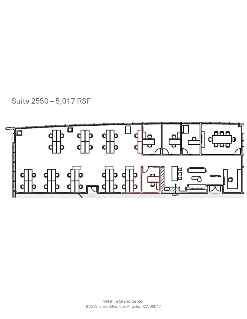 900 Wilshire Blvd, Los Angeles, CA for lease Floor Plan- Image 1 of 1