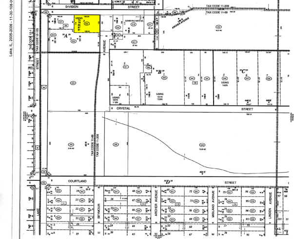 75 E Division St, Mundelein, IL for lease - Plat Map - Image 2 of 16