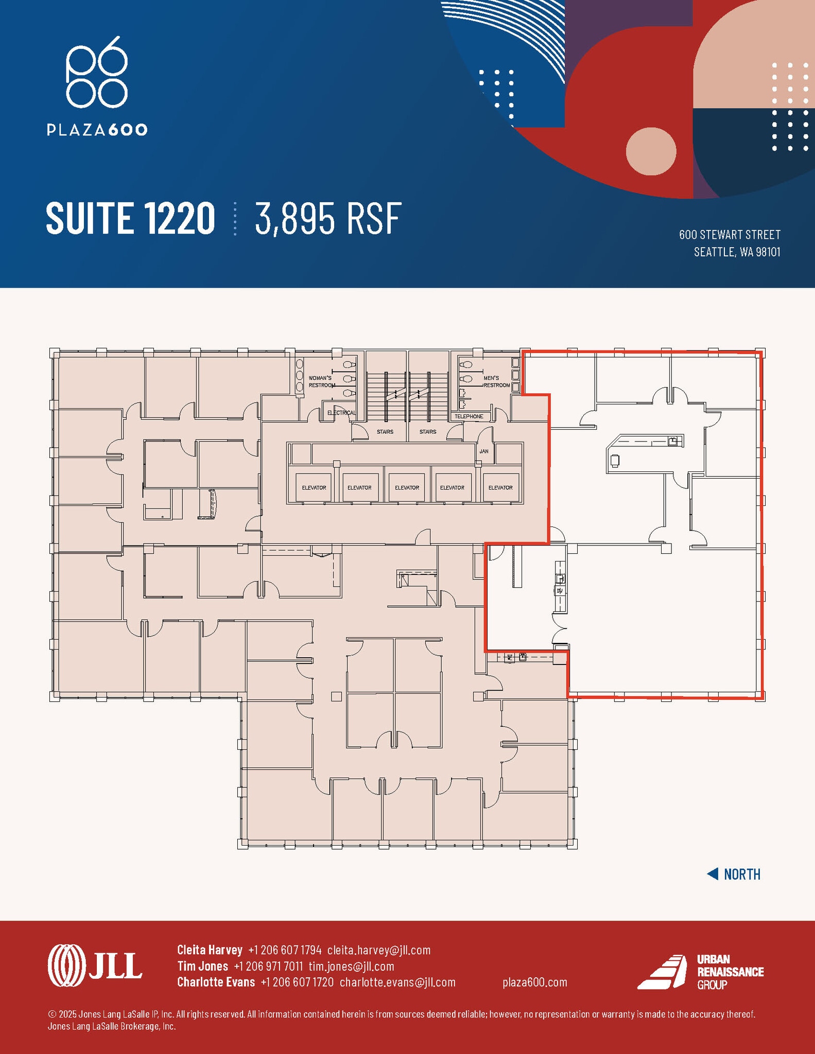 600 Stewart St, Seattle, WA for lease Floor Plan- Image 1 of 1