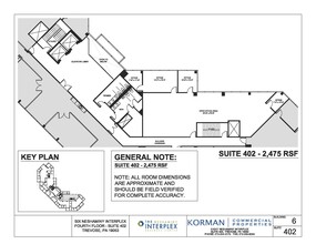 6 Neshaminy Interplex, Trevose, PA à louer Plan d’étage- Image 1 de 1