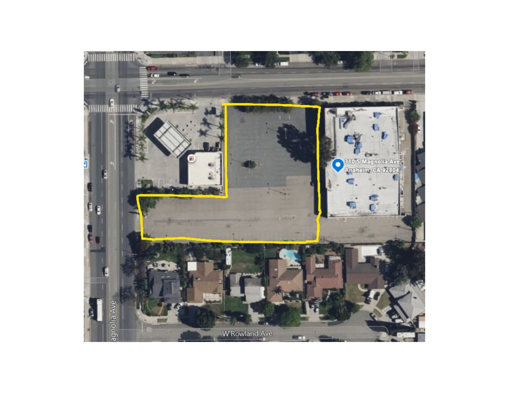 SWC Broadway & Magnolia, Anaheim, CA à louer Plan de site- Image 1 de 2