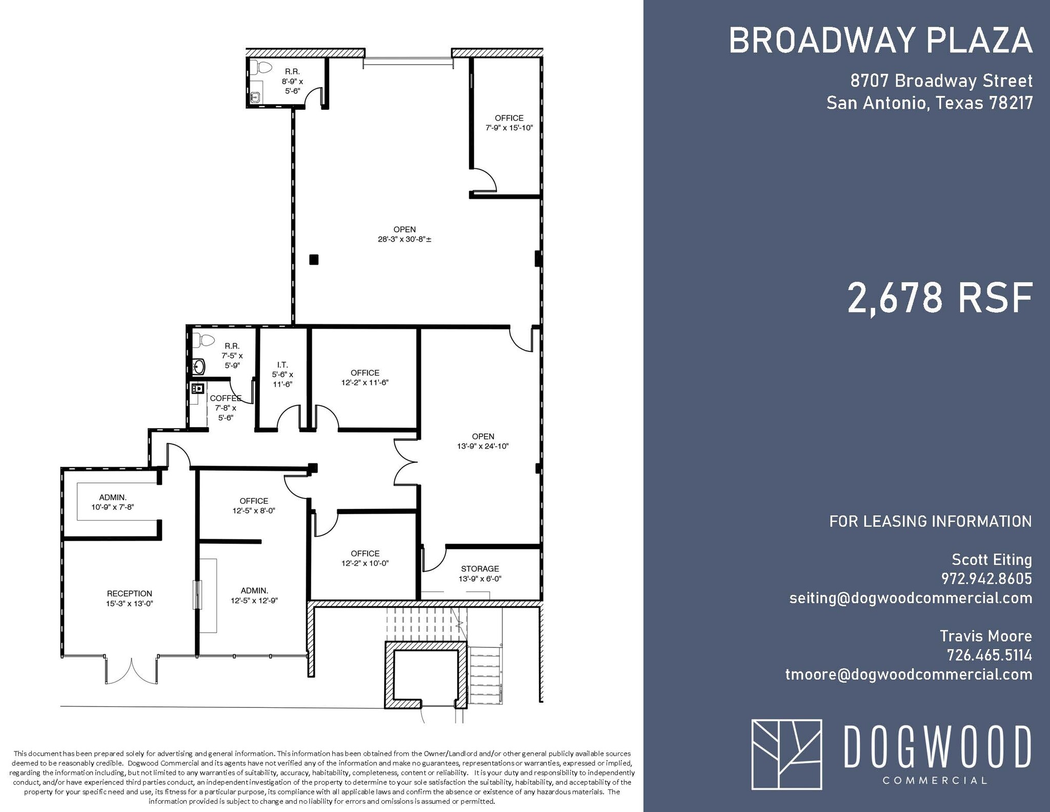 8800-8856 Broadway St, San Antonio, TX à louer Plan d  tage- Image 1 de 1