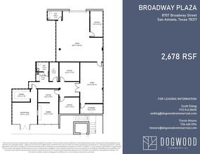 8800-8856 Broadway St, San Antonio, TX à louer Plan d  tage- Image 1 de 1