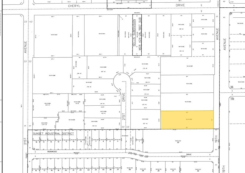 9838 N 19th Ave, Phoenix, AZ à louer - Plan cadastral - Image 3 de 3