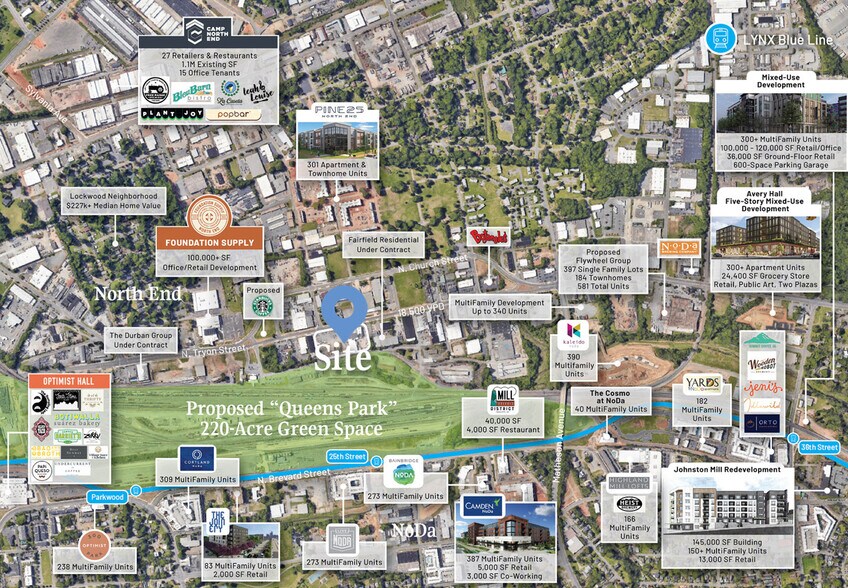 2130 N Tryon St, Charlotte, NC à vendre - Photo du bâtiment - Image 2 de 4