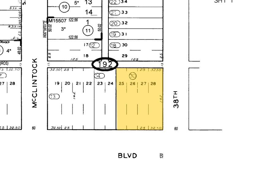 3780 El Cajon Blvd, San Diego, CA à louer - Plan cadastral - Image 3 de 7