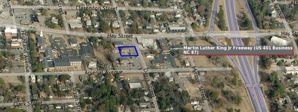 1003 Hay St, Fayetteville, NC - Aérien Vue de la carte