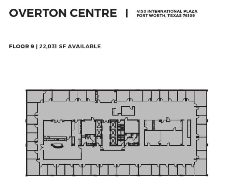 4150 International Plz, Fort Worth, TX à louer Plan d’étage- Image 1 de 1