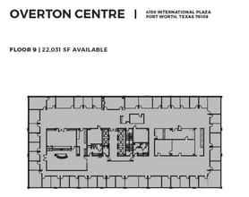 4150 International Plz, Fort Worth, TX à louer Plan d’étage- Image 1 de 1
