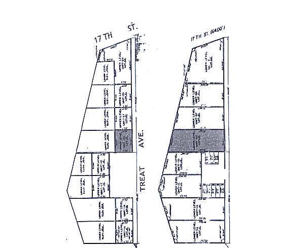400-424 Treat Ave, San Francisco, CA for lease - Plat Map - Image 2 of 23
