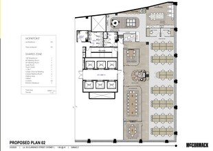 55 Clarence St, Sydney à louer Plan d’étage- Image 1 de 1