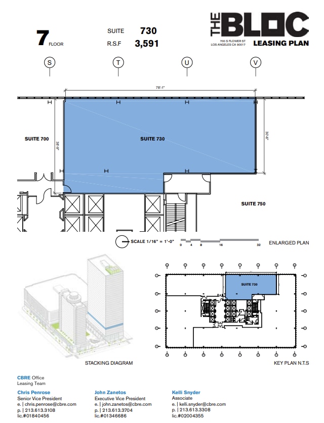 700 S Flower St, Los Angeles, CA for lease Floor Plan- Image 1 of 1