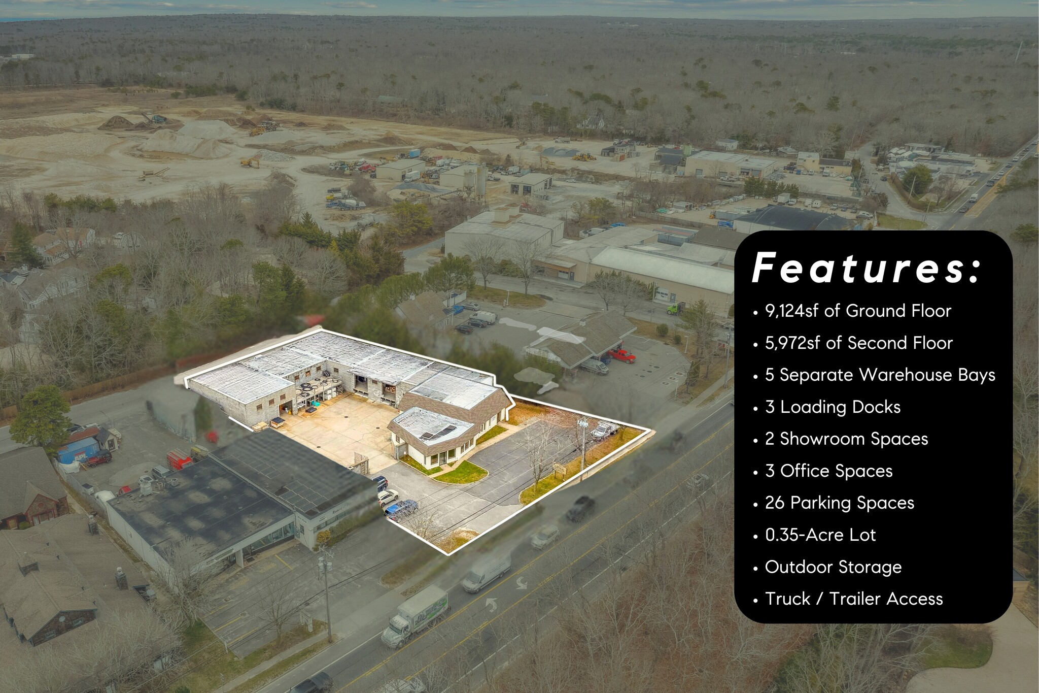 348 Montauk Hwy, Wainscott, NY for lease Aerial- Image 1 of 32