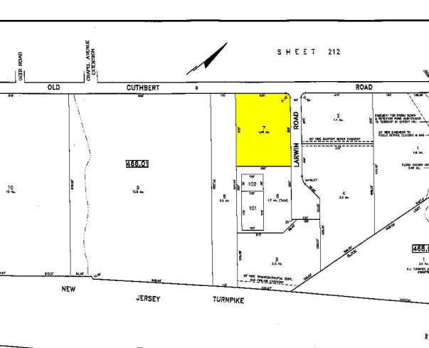 1971 Old Cuthbert Rd, Cherry Hill, NJ à louer - Plan cadastral - Image 2 de 6