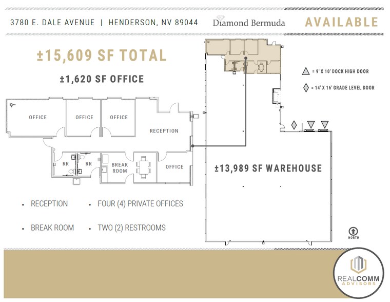 3780 E Dale Ave, Henderson, NV à vendre - Plan d’étage - Image 3 de 8
