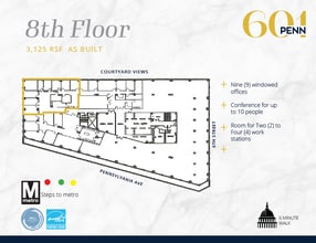 601 Pennsylvania Ave NW, Washington, DC for lease Floor Plan- Image 1 of 3