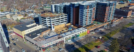 115-119 E Grand River Ave, East Lansing, MI - Aérien Vue de la carte