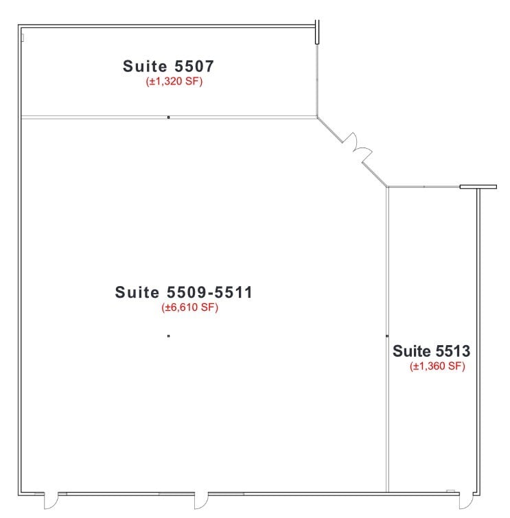 5487-5597 Clairemont Mesa Blvd, San Diego, CA for lease Floor Plan- Image 1 of 1