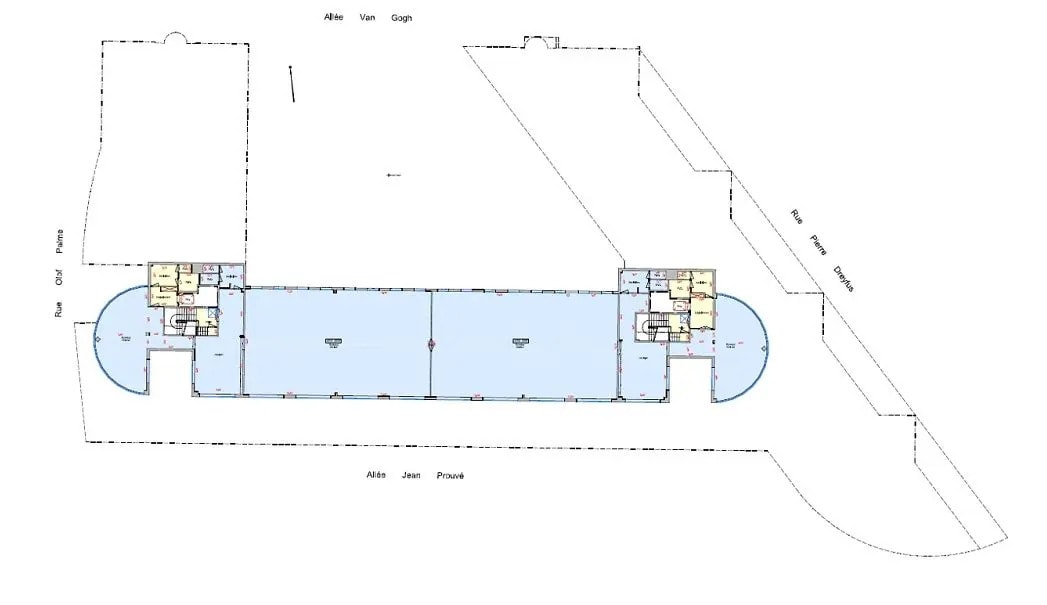 6 Rue Olof Palme, Clichy à louer Plan d’étage- Image 1 de 2