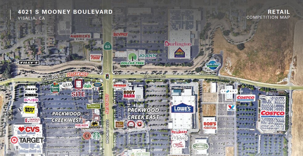 4004-4248 S Mooney Blvd, Visalia, CA à louer - Photo du bâtiment - Image 2 de 2