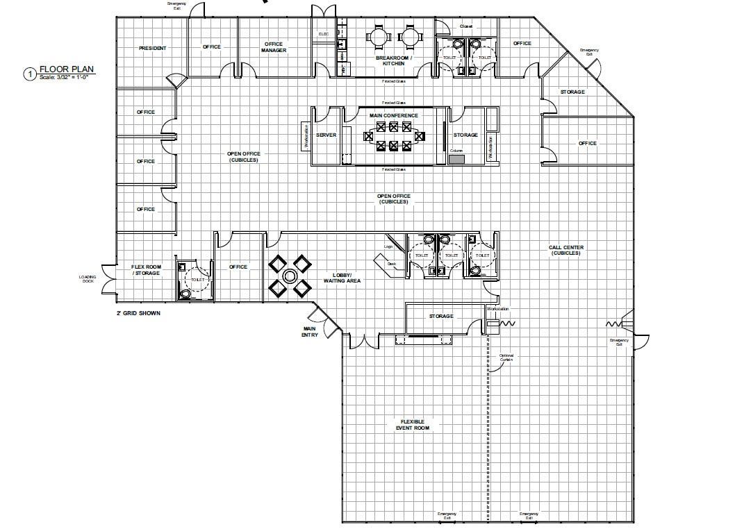 1500 Ederville Rd, Fort Worth, TX à louer Plan d’étage- Image 1 de 2