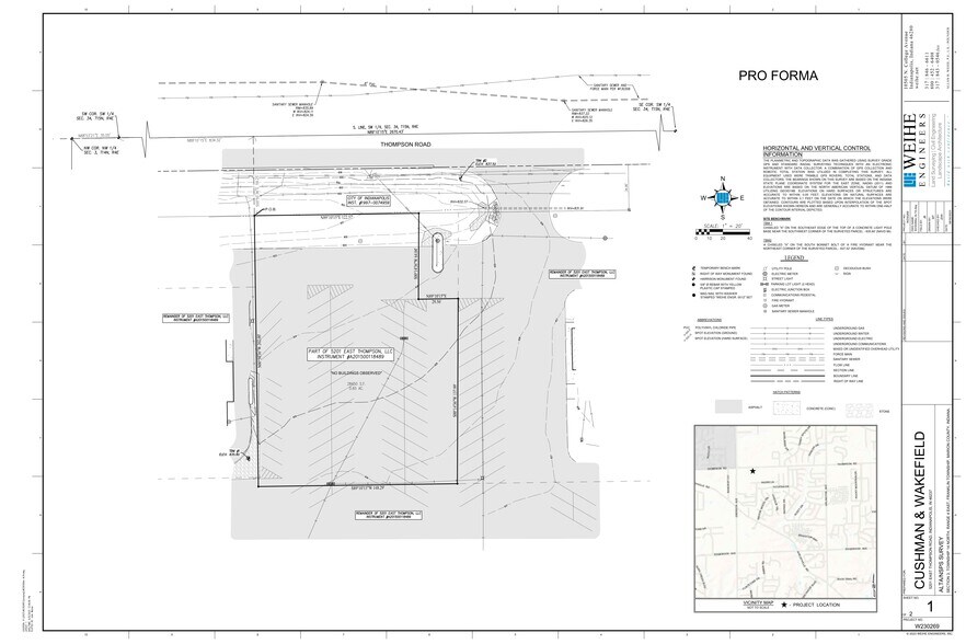 5241 E Thompson Rd, Indianapolis, IN à vendre - Plan de site - Image 2 de 2