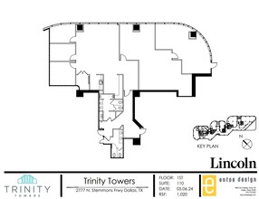 2777 N Stemmons Fwy, Dallas, TX à louer Plan d’étage- Image 1 de 1