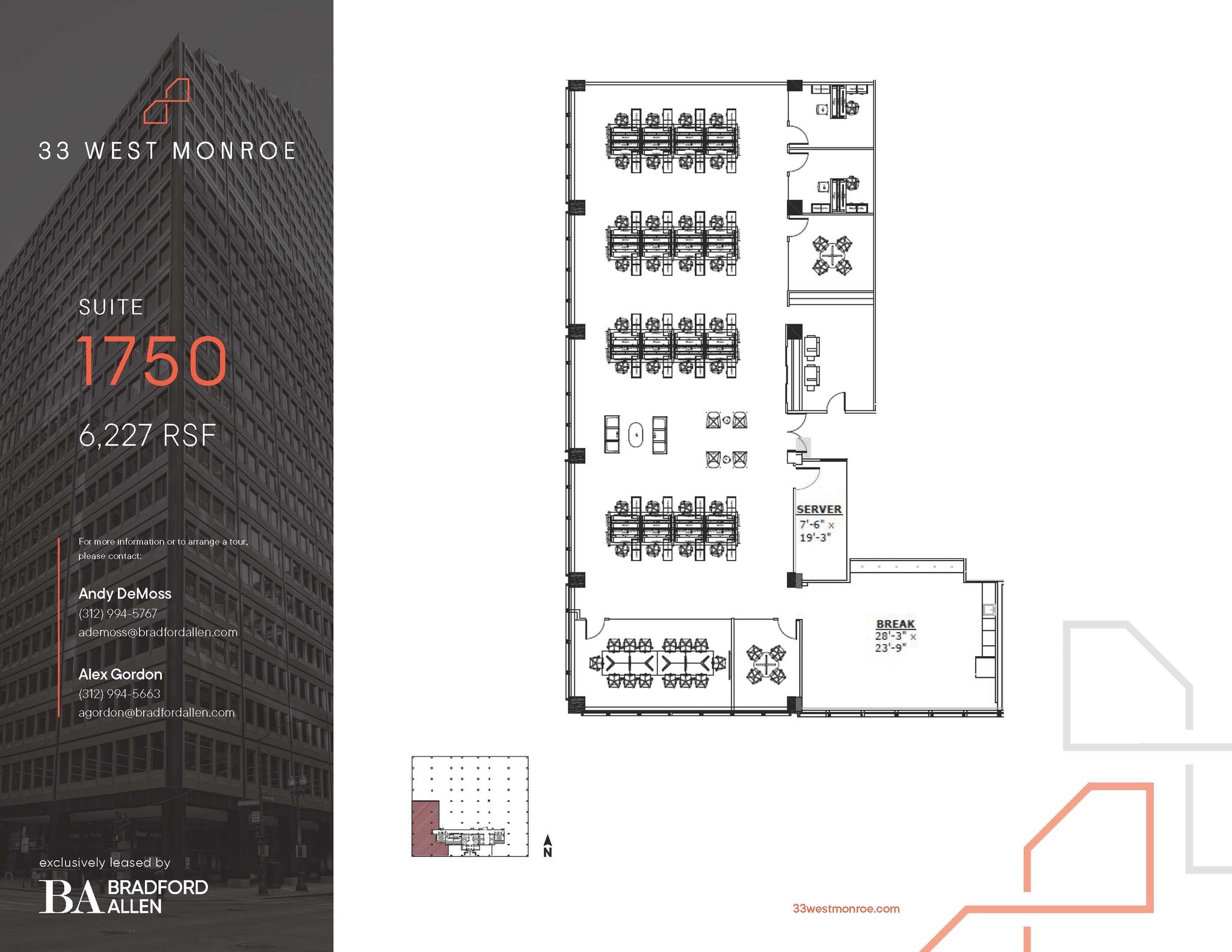 33 W Monroe St, Chicago, IL for lease Floor Plan- Image 1 of 5