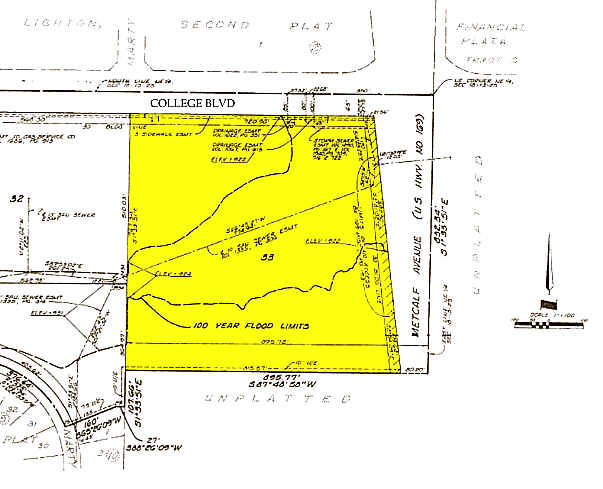 7101 College Blvd, Overland Park, KS for lease - Plat Map - Image 2 of 20