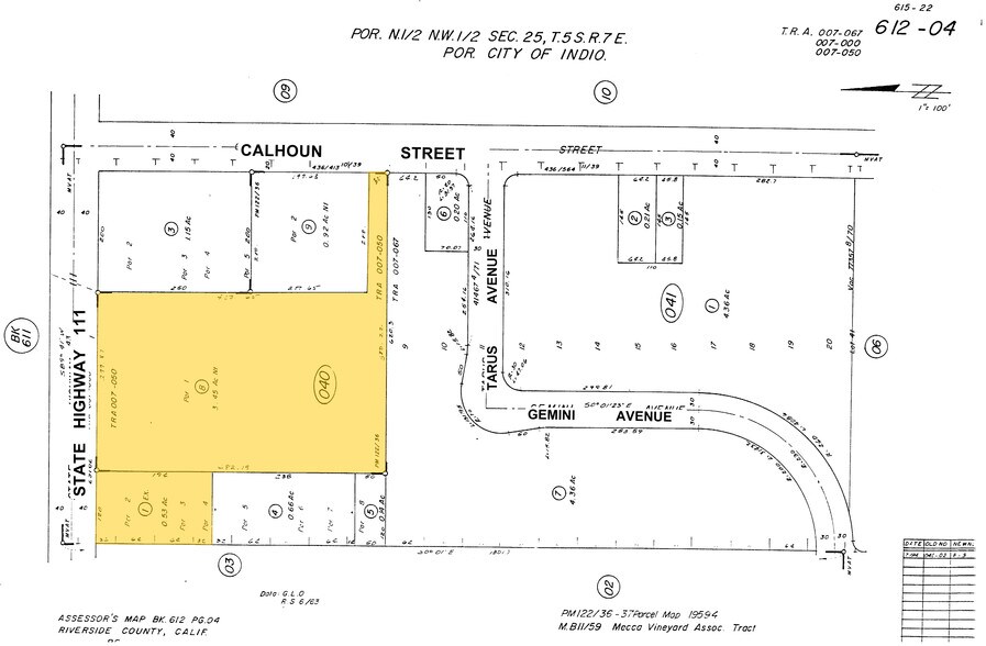 83407 US Highway 111, Indio, CA à vendre - Plan cadastral - Image 2 de 38