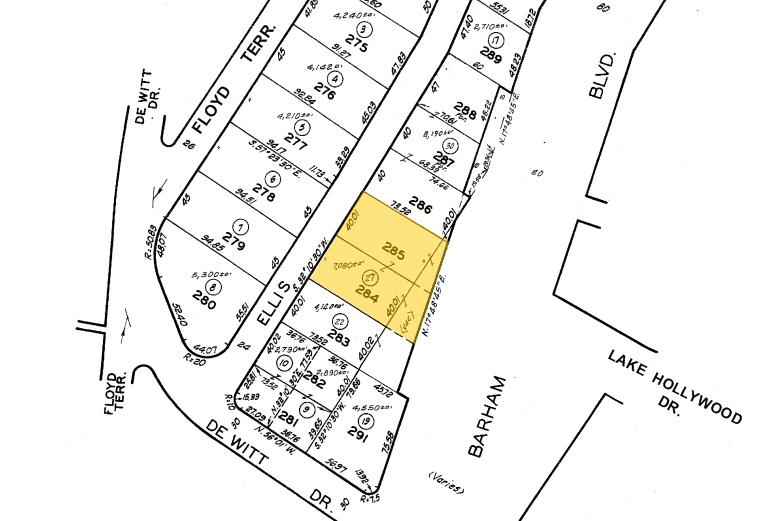 3361-3365 Barham Blvd, Los Angeles, CA for lease - Plat Map - Image 2 of 63
