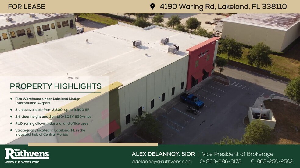 4190 Waring Rd, Lakeland, FL à louer - Vidéo sur l’inscription commerciale - Image 2 de 9