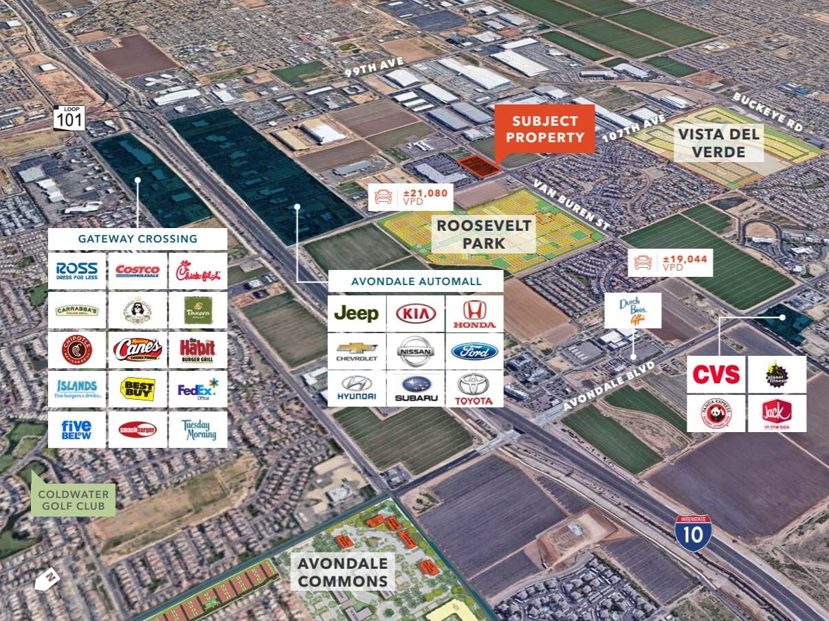 NE Van Buren & 107th Ave, Avondale, AZ for sale Primary Photo- Image 1 of 2