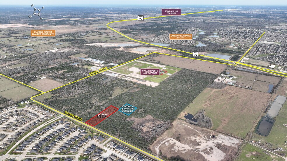 17448 Bauer Rd, Hockley, TX à vendre - Aérien - Image 2 de 4