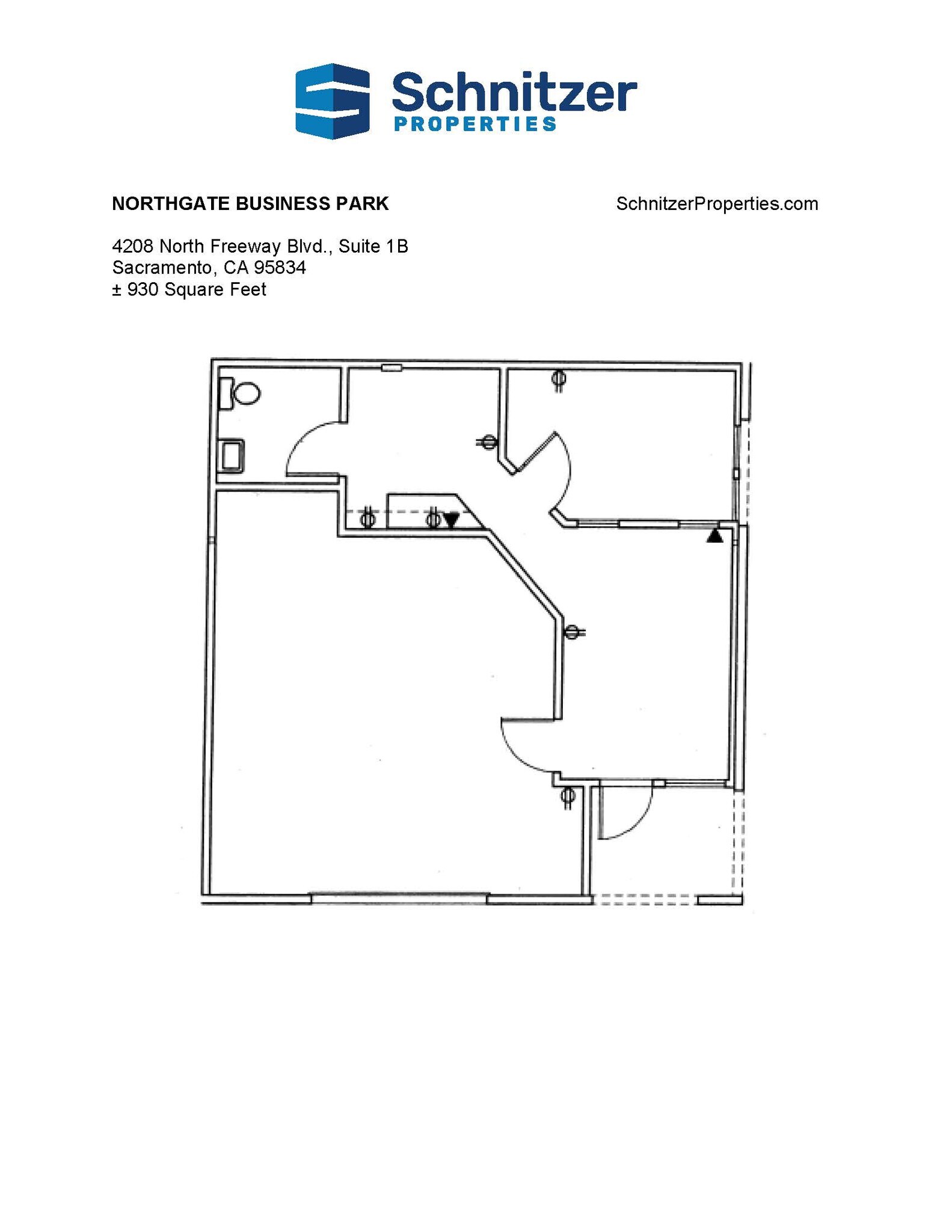 4135 Northgate Blvd, Sacramento, CA for lease Floor Plan- Image 1 of 1