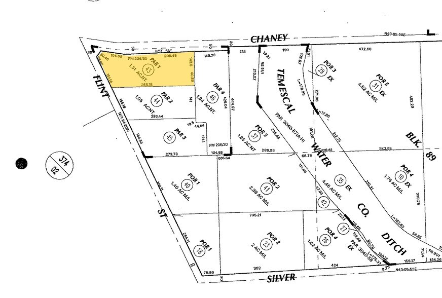 500 Chaney St, Lake Elsinore, CA à louer - Plan cadastral - Image 3 de 7