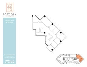 3040 Post Oak Blvd, Houston, TX à louer Plan d’étage- Image 1 de 1