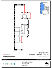 8 King St E, Toronto, ON for lease Floor Plan- Image 1 of 1