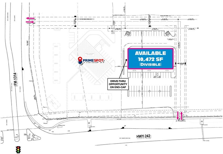 NEC Hwy 242 & FM 1314, Conroe, TX for lease - Building Photo - Image 2 of 3