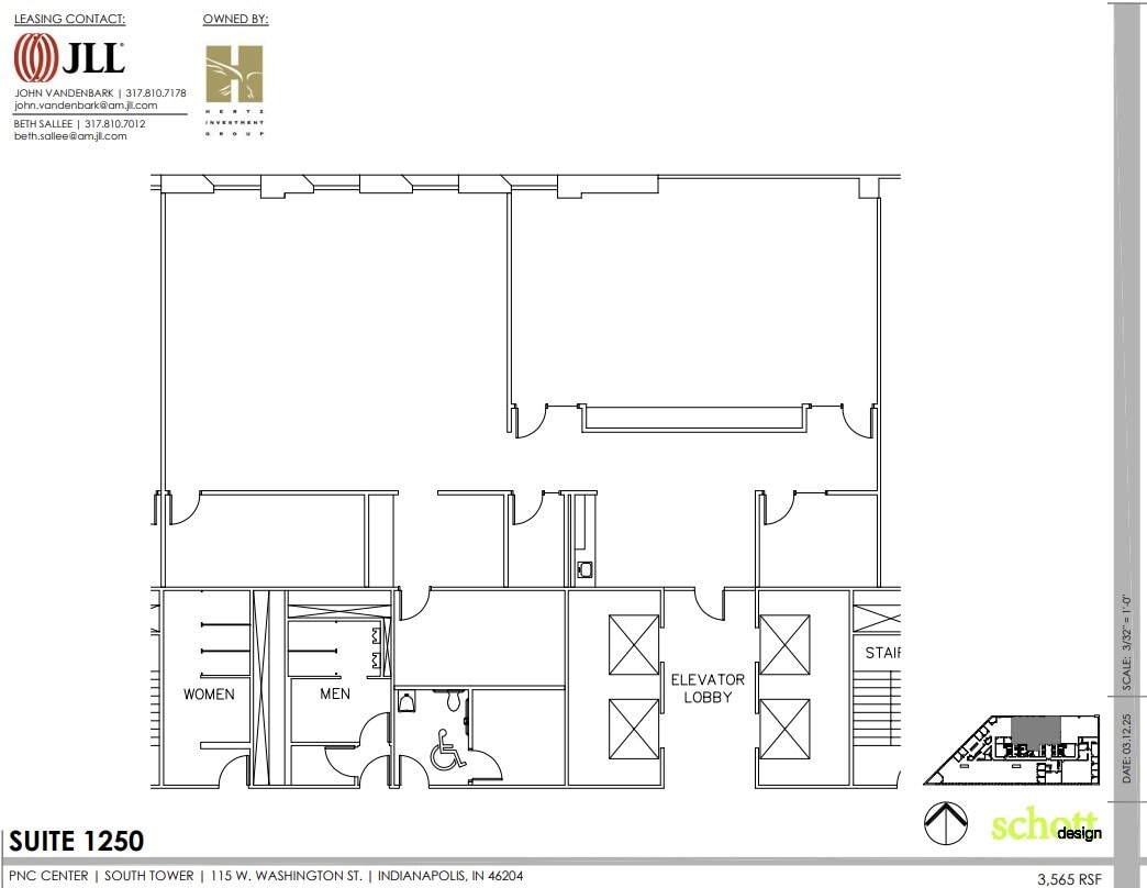 101-115 W Washington St, Indianapolis, IN for lease Floor Plan- Image 1 of 1
