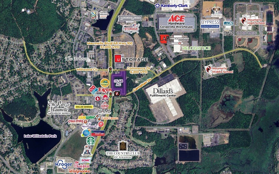 Maumelle Blvd, Maumelle, AR à vendre - Photo du bâtiment - Image 2 de 3