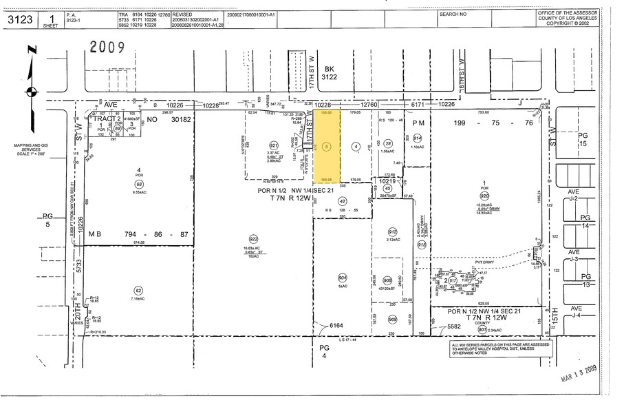 1672 W Avenue J, Lancaster, CA for lease - Plat Map - Image 2 of 18