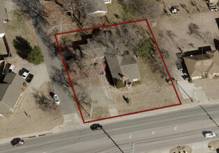 1123 W Main St, Jenks, OK - aerial  map view