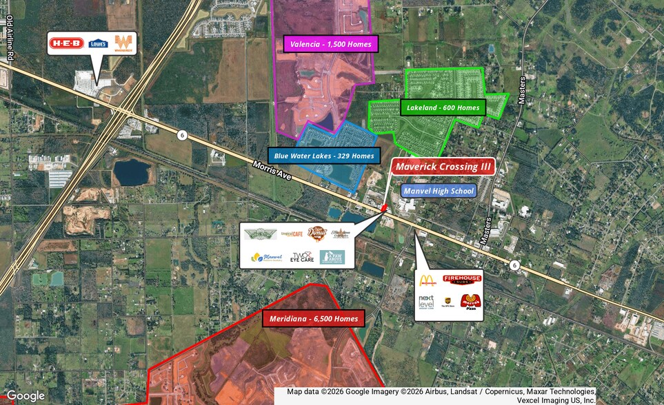 19427 Highway 6 Hwy, Manvel, TX à louer - Aérien - Image 3 de 7