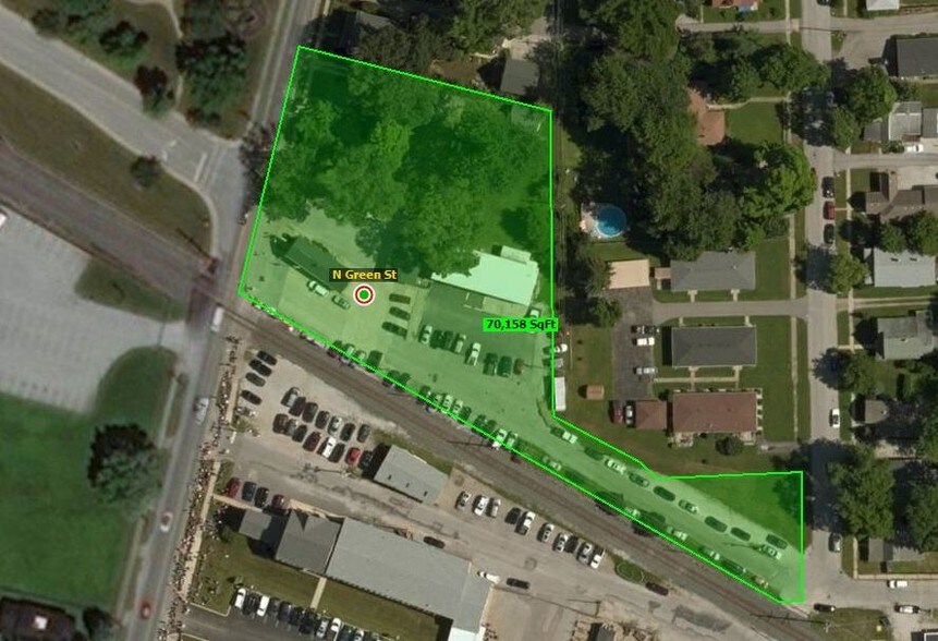205 N Green St, Brownsburg, IN à vendre - Aérien - Image 2 de 2
