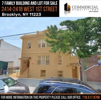 More details for 2414-2418 W 1st St, Brooklyn, NY - Multifamily for Sale