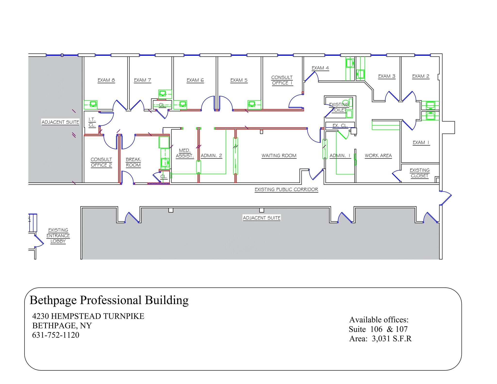 4230-4250 Hempstead Tpke, Bethpage, NY for lease Site Plan- Image 1 of 1