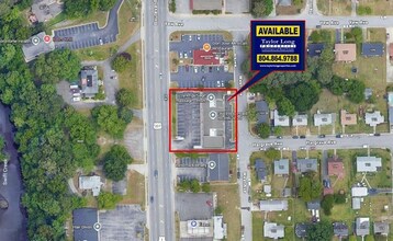 3601 Boulevard, Colonial Heights, VA - Aérien Vue de la carte