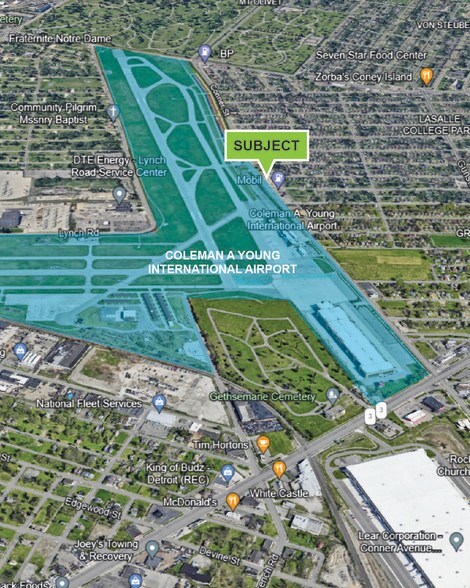 11940 Conner St, Detroit, MI à louer - Aérien - Image 3 de 5