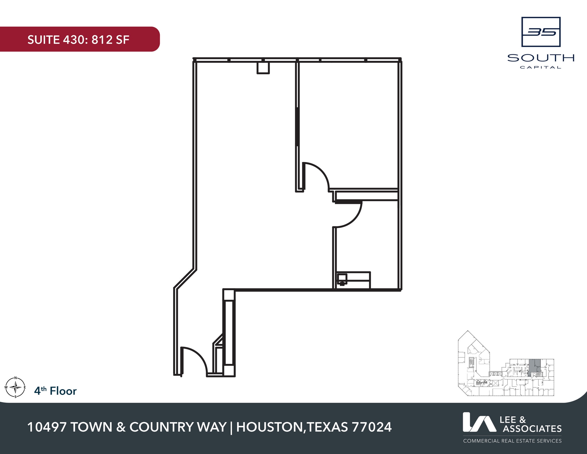 10497 Town & Country Way, Houston, TX for lease Floor Plan- Image 1 of 1